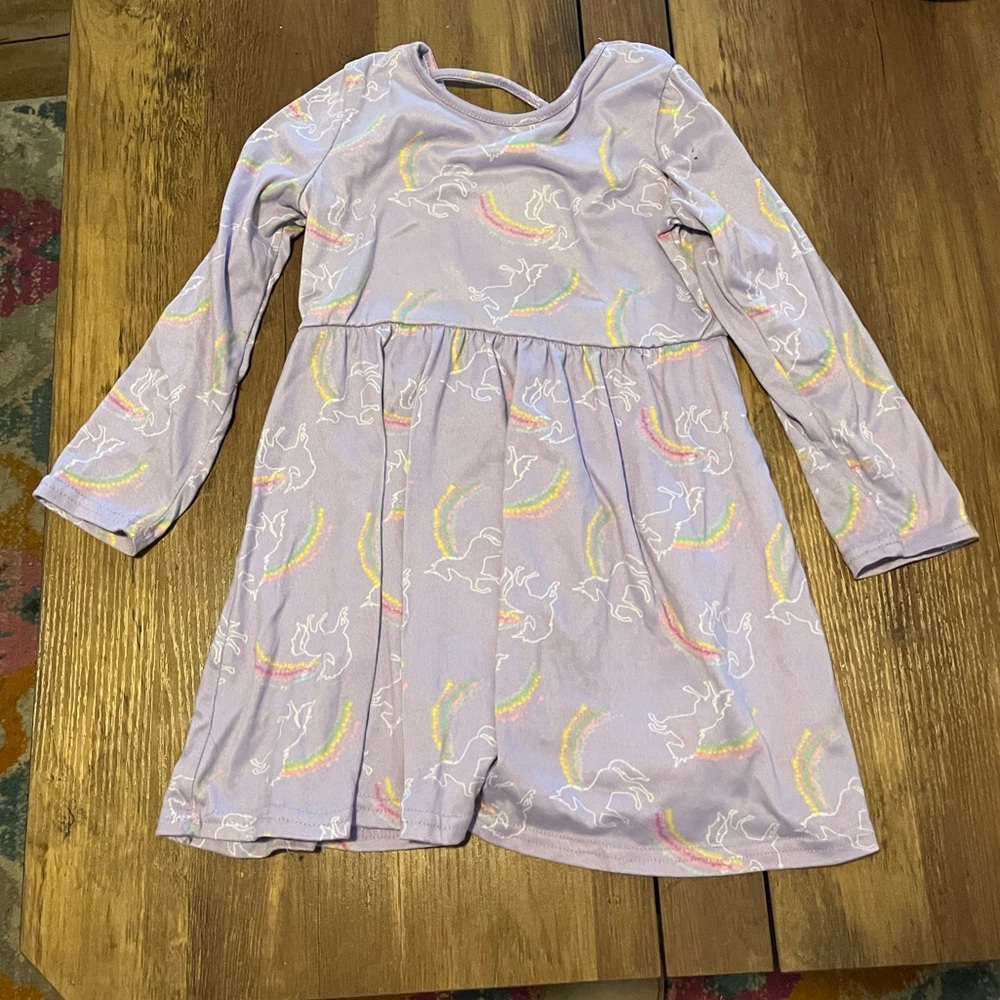 Purple unicorn dress